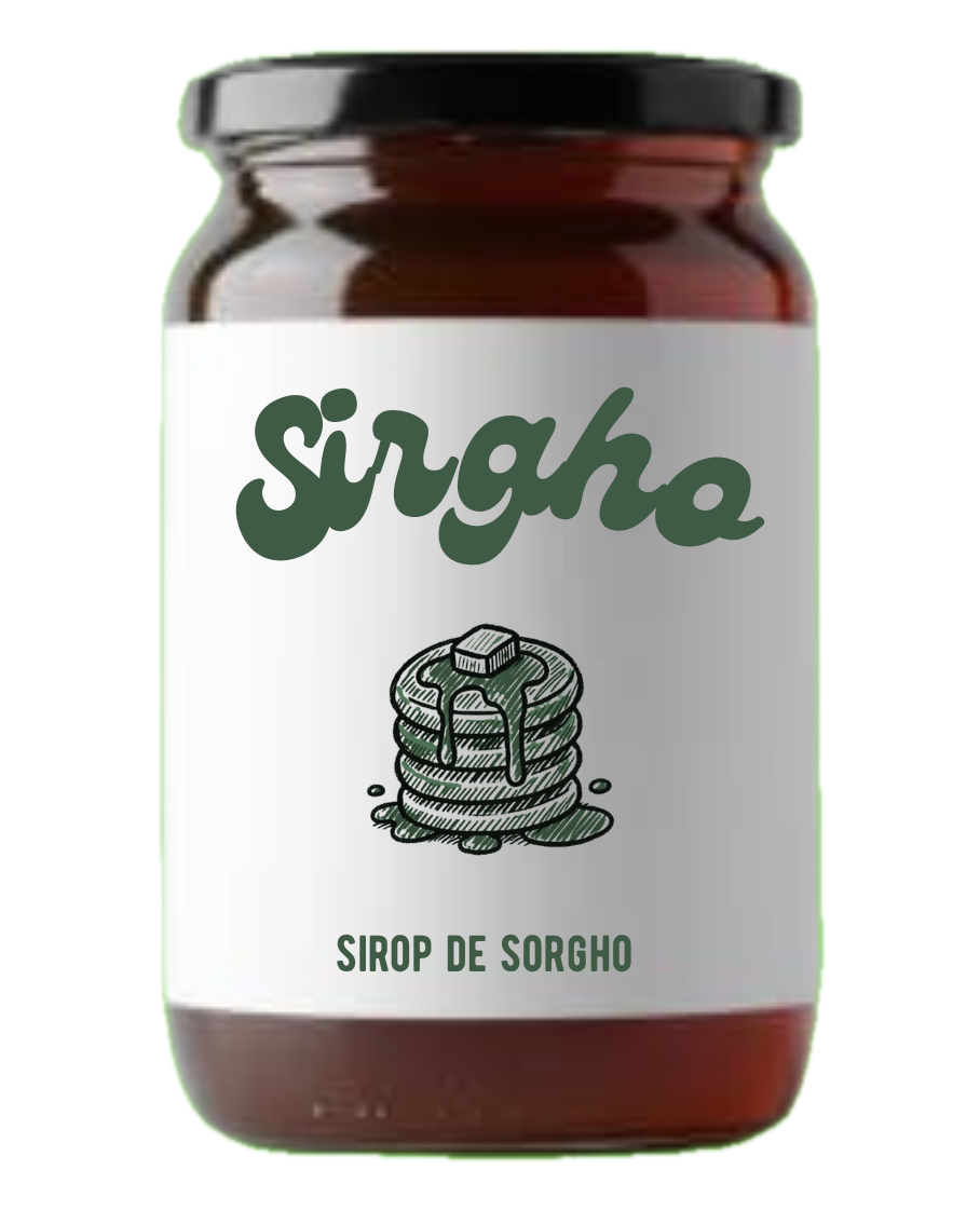Bouteille de sirop de sorgho